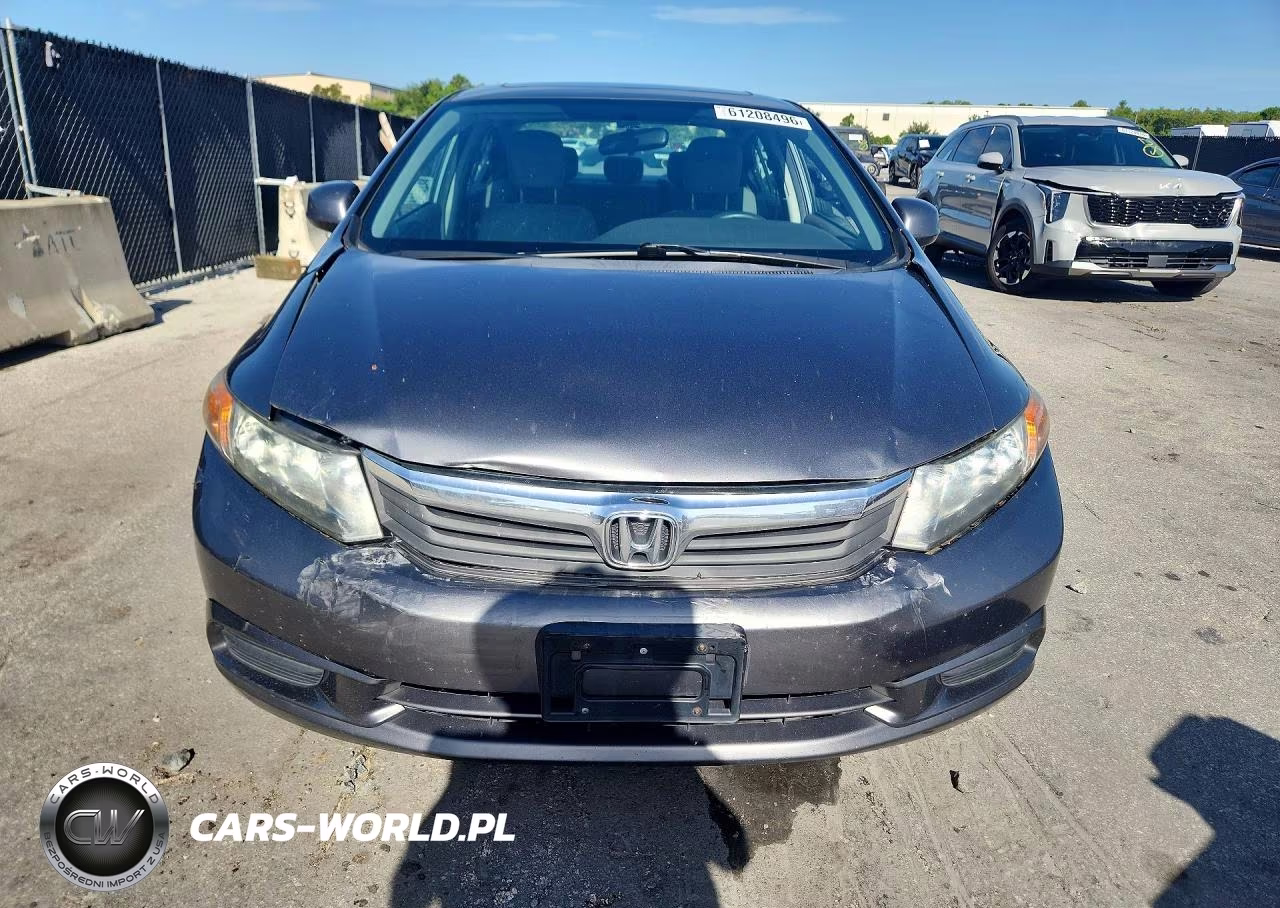 2012 Honda Civic Ex VIN:2HGFB2F85CH320431 - 5
