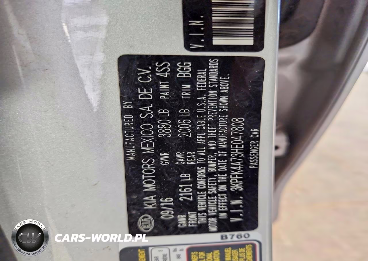 2017 Kia Forte Lx VIN:3KPFK4A73HE047808 - 12