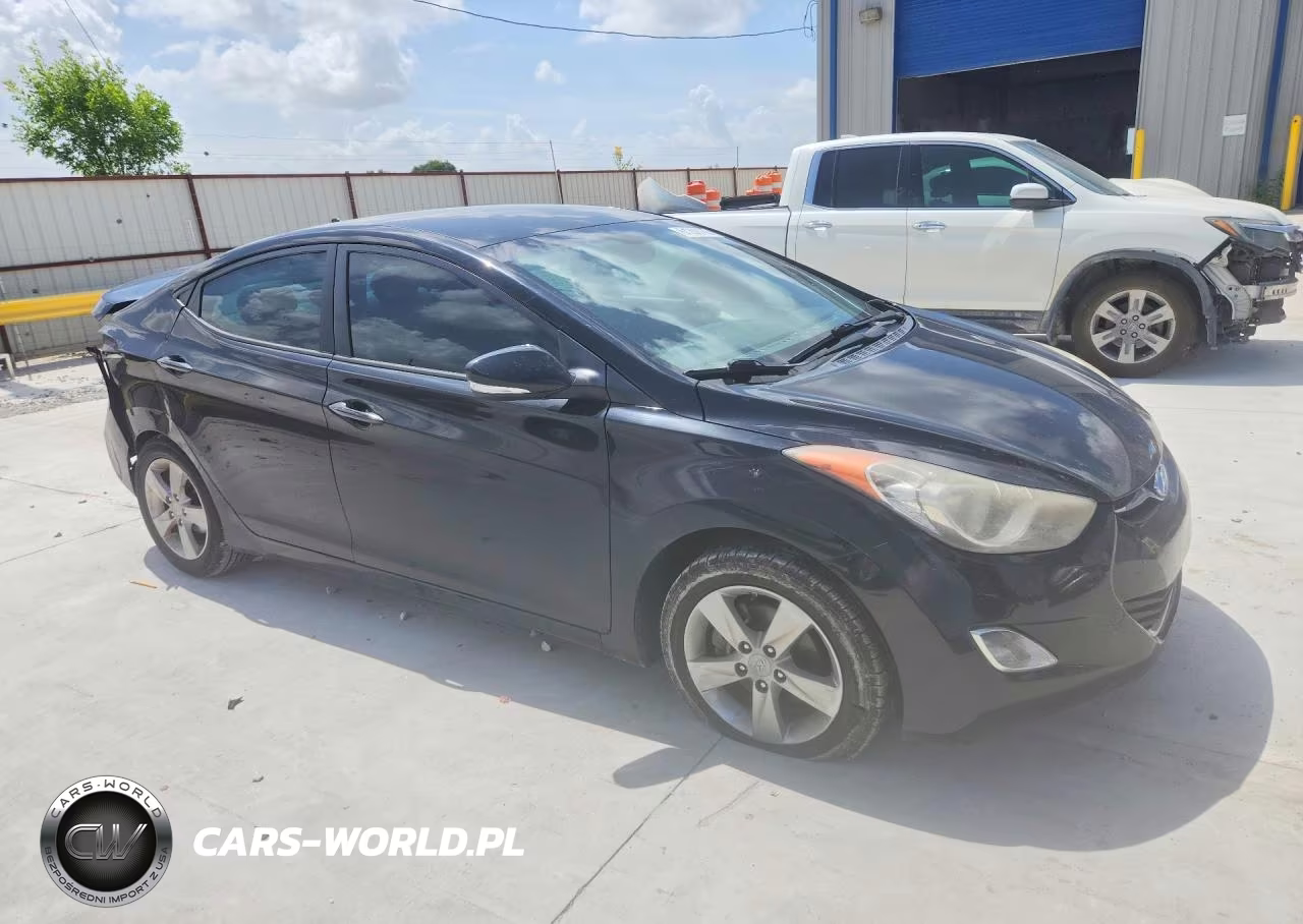 2012 Hyundai Elantra Gls VIN:KMHDH4AE2CU356485 - 4