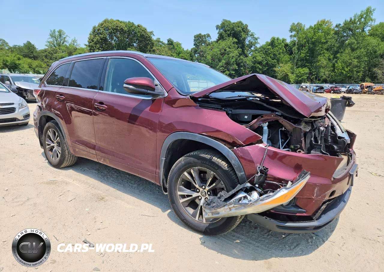 2016 Toyota Highlander Xle VIN:5TDJKRFH6GS255534 - 4