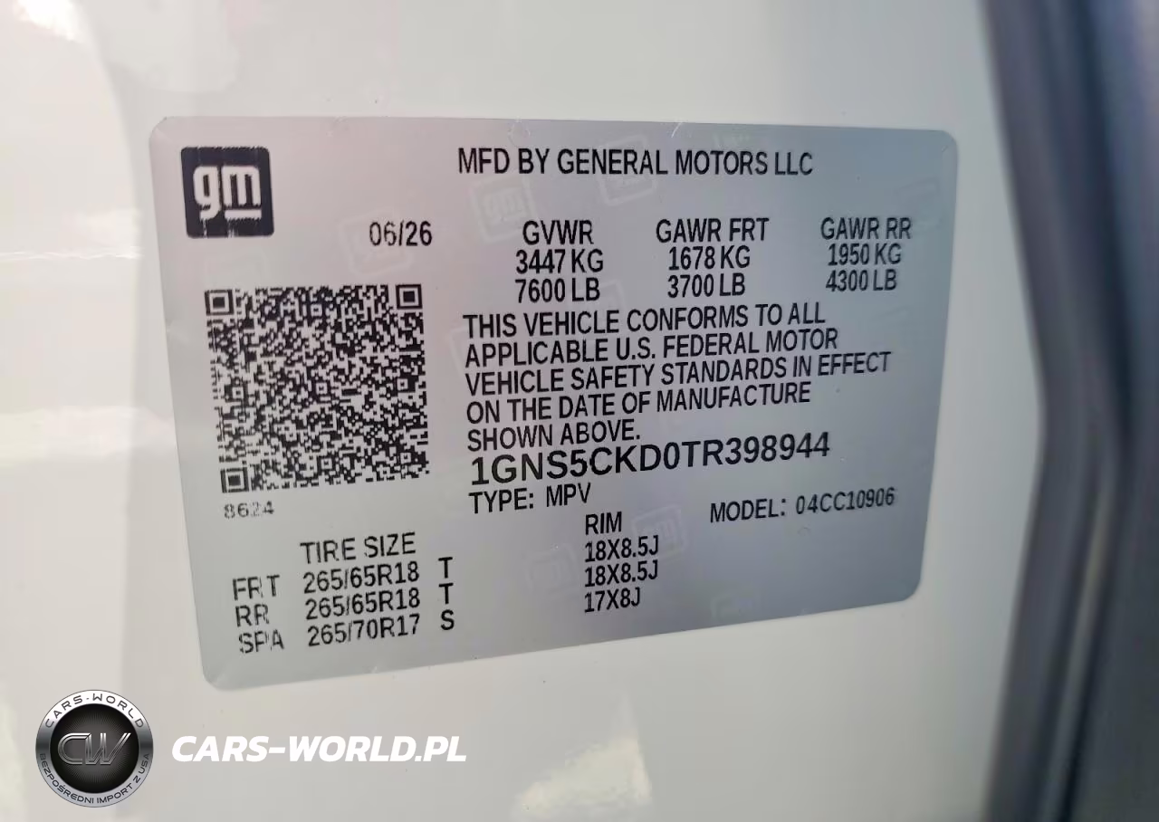 2026 Chevrolet Suburban C1500 Lt VIN:1GNS5CKD0TR398944 - 13