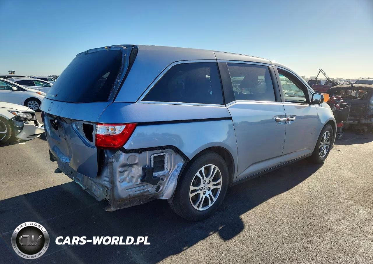 2012 Honda Odyssey Exl VIN:5FNRL5H61CB121050 - 3