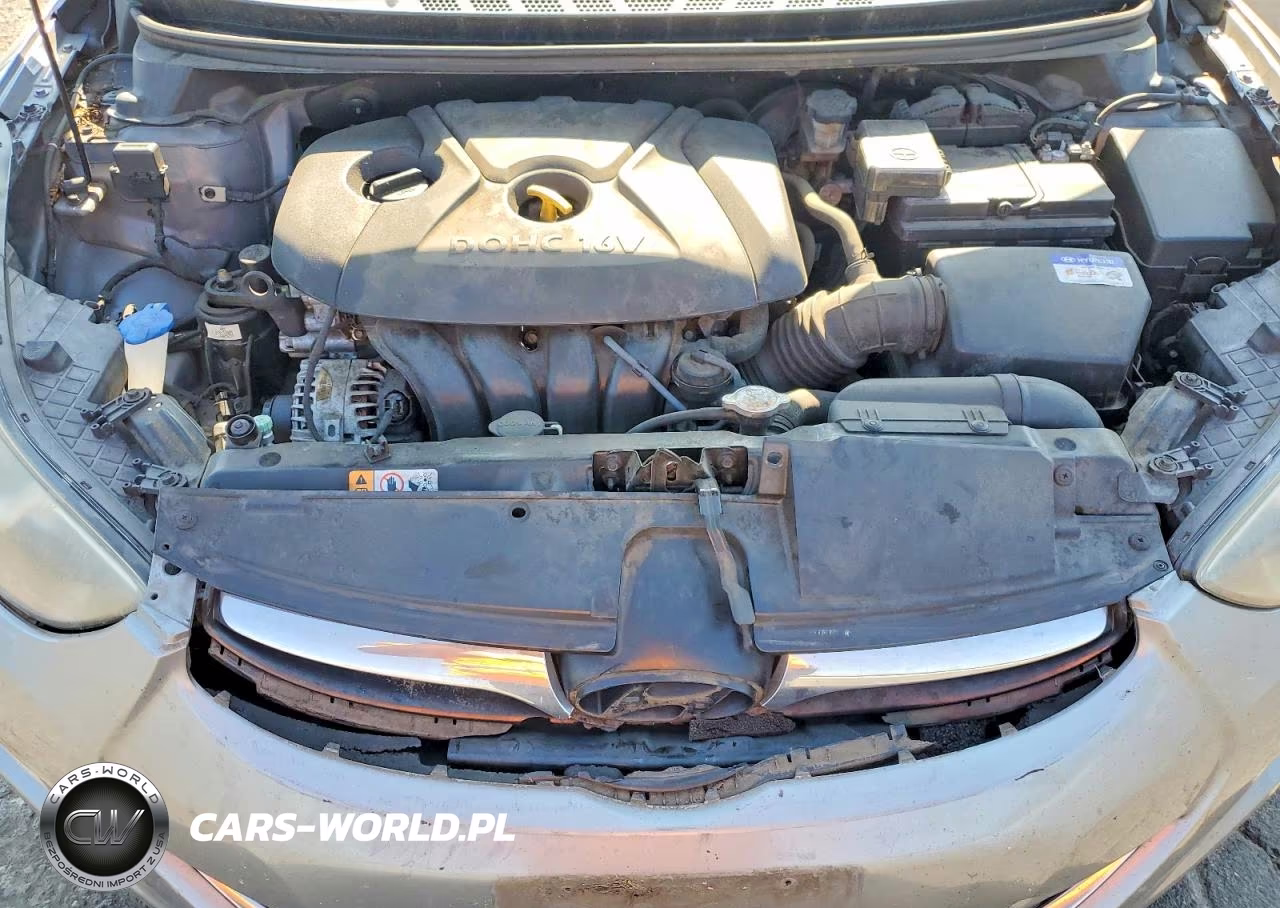 2013 Hyundai Elantra Gls VIN:KMHDH4AE6DU489722 - 11