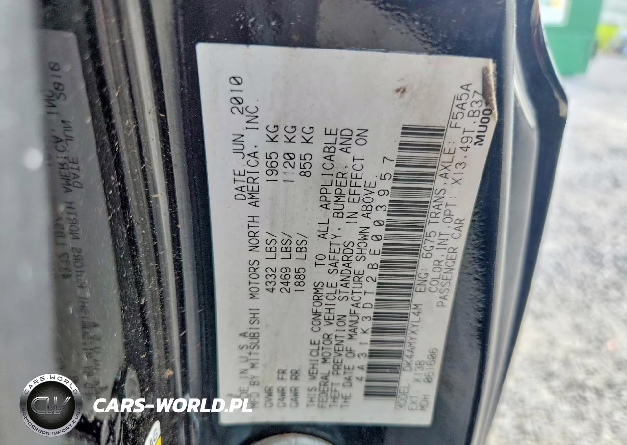 2011 Mitsubishi Eclipse Gt VIN:4A31K3DT2BE003957 - 12