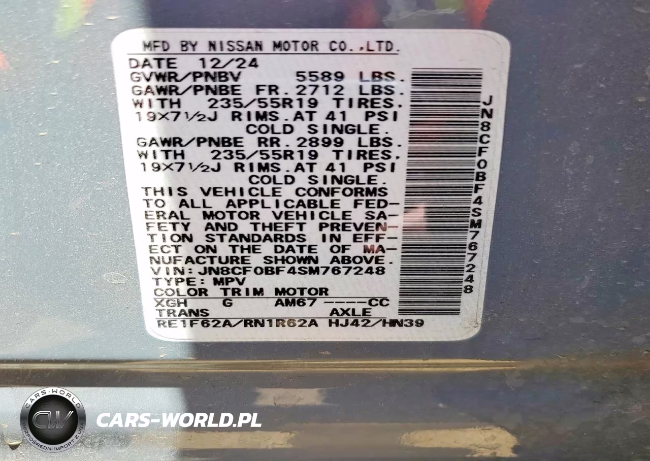 2025 Nissan Ariya Engage VIN:JN8CF0BF4SM767248 - 13