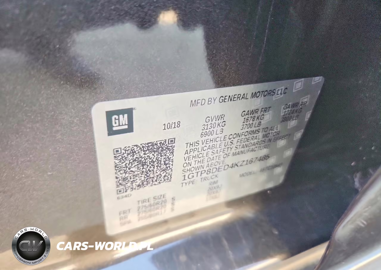 2019 GMC Sierra C1500 Slt VIN:1GTP8DED4KZ167485 - 12