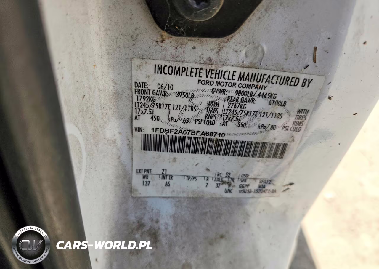 2011 Ford F250 Super Duty VIN:1FDBF2A67BEA68710 - 13