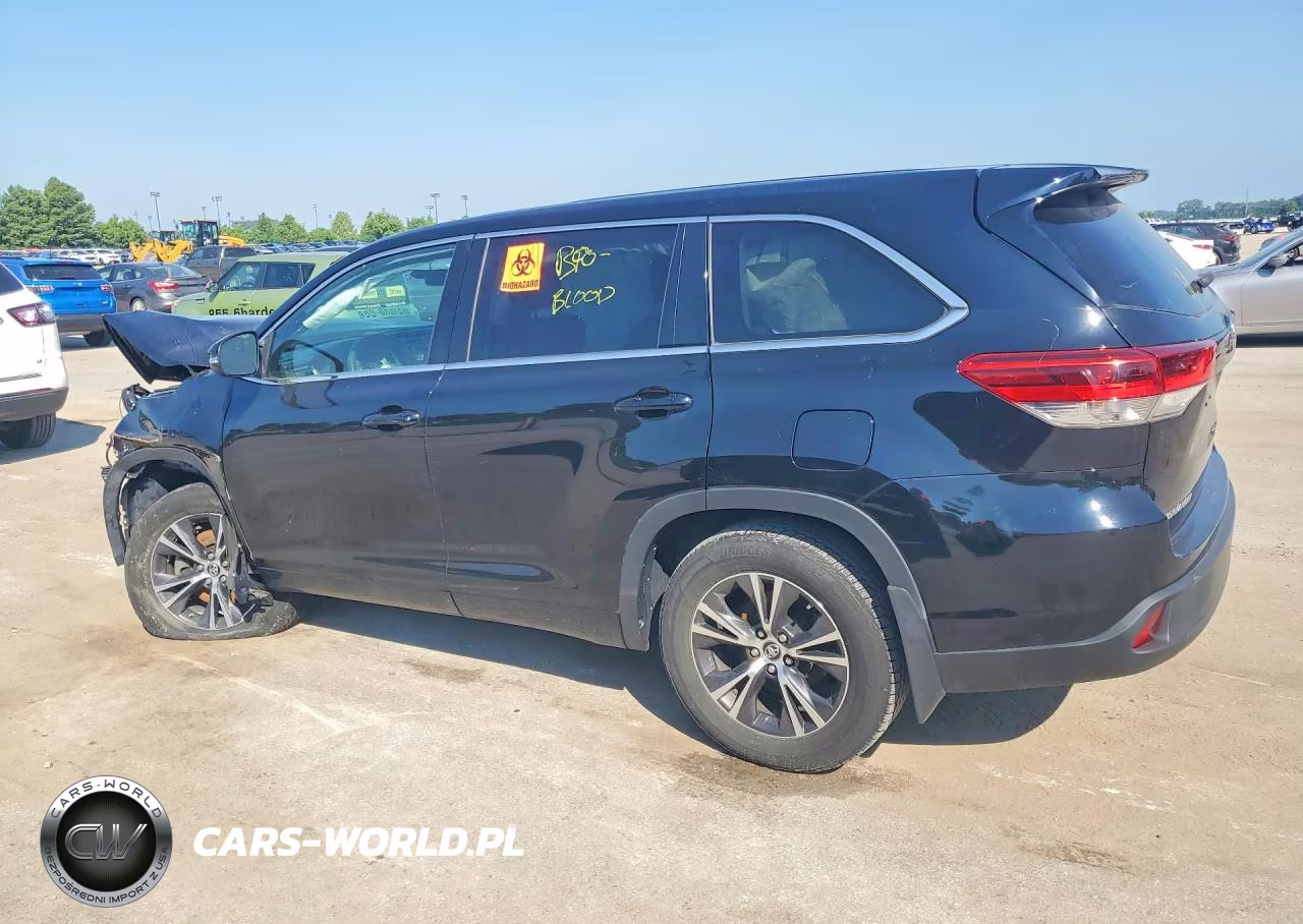 2018 Toyota Highlander Le VIN:5TDZARFH6JS036487 - 2