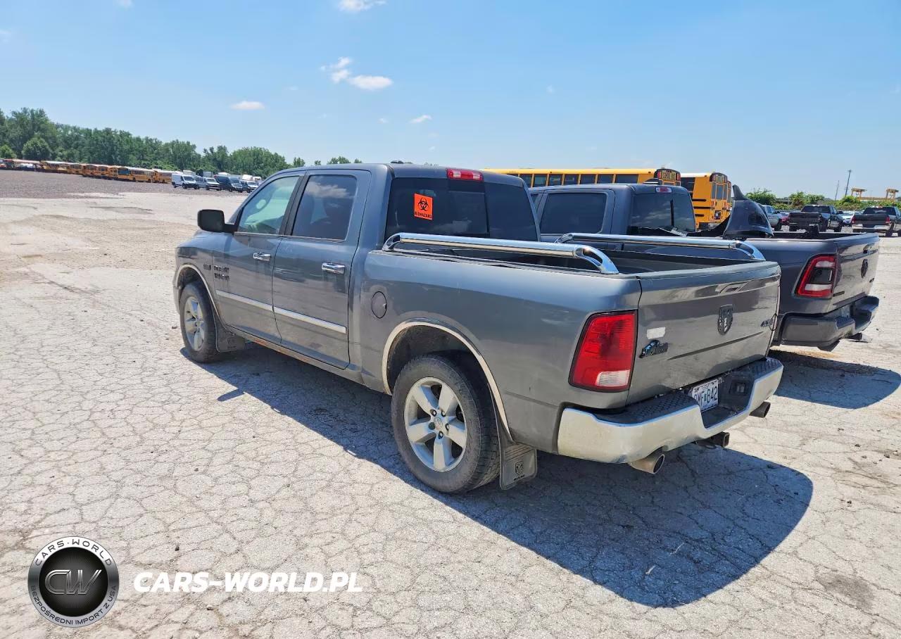 2013 Ram 1500 Slt VIN:1C6RR7LT9DS592172 - 2