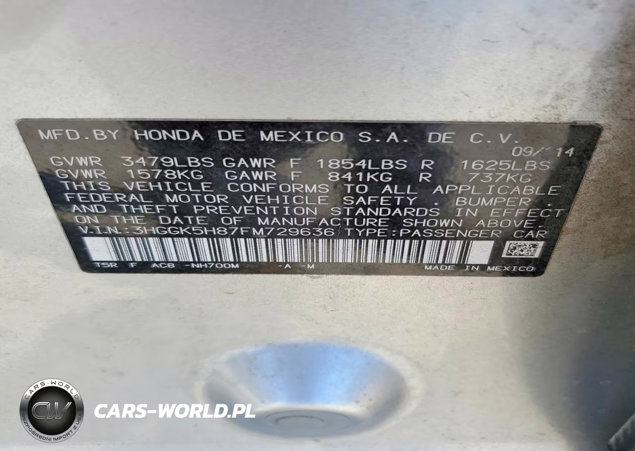 2015 Honda Fit Ex VIN:3HGGK5H87FM729636 - 13
