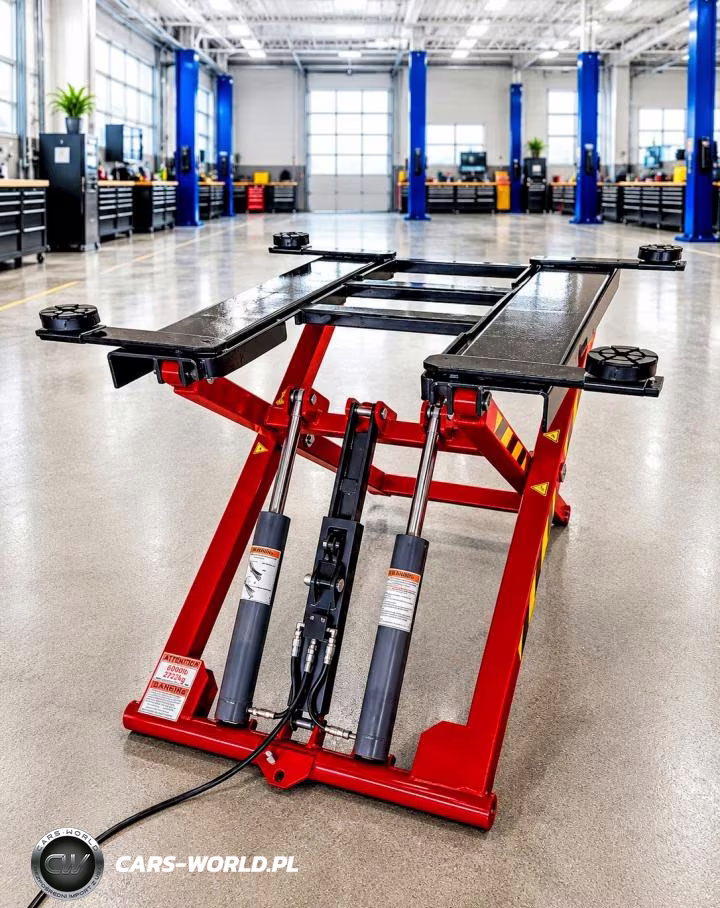 2026 Portable Scissor Car Lift Mid Rise Mechanic Lift VIN:38913417 - 7