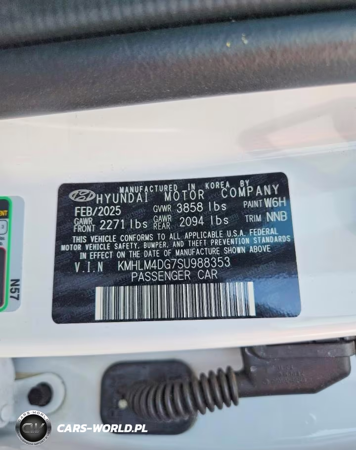 2025 Hyundai Elantra Sel Sport VIN:KMHLM4DG7SU988353 - 12