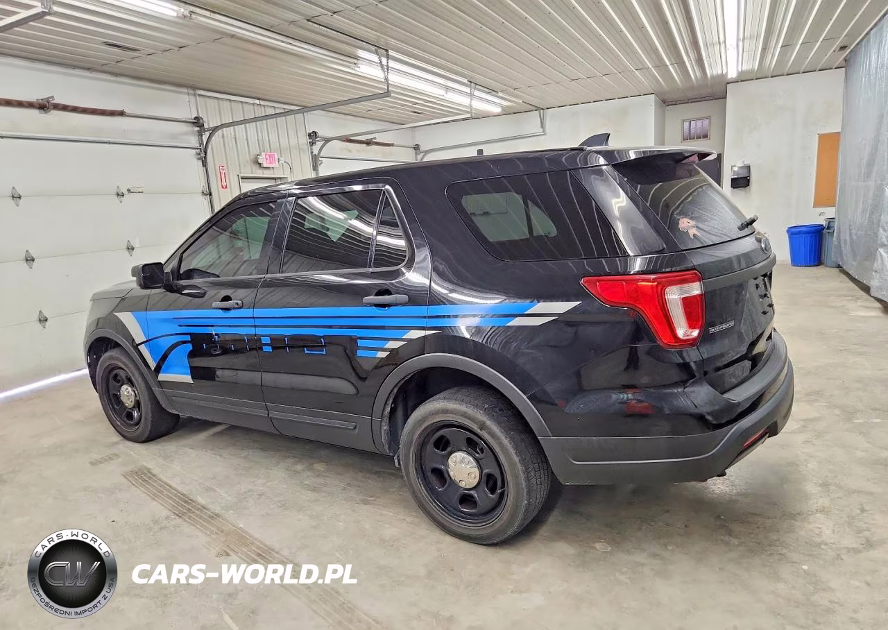 2018 Ford Explorer Police Interceptor VIN:1FM5K8AR1JGB91931 - 2