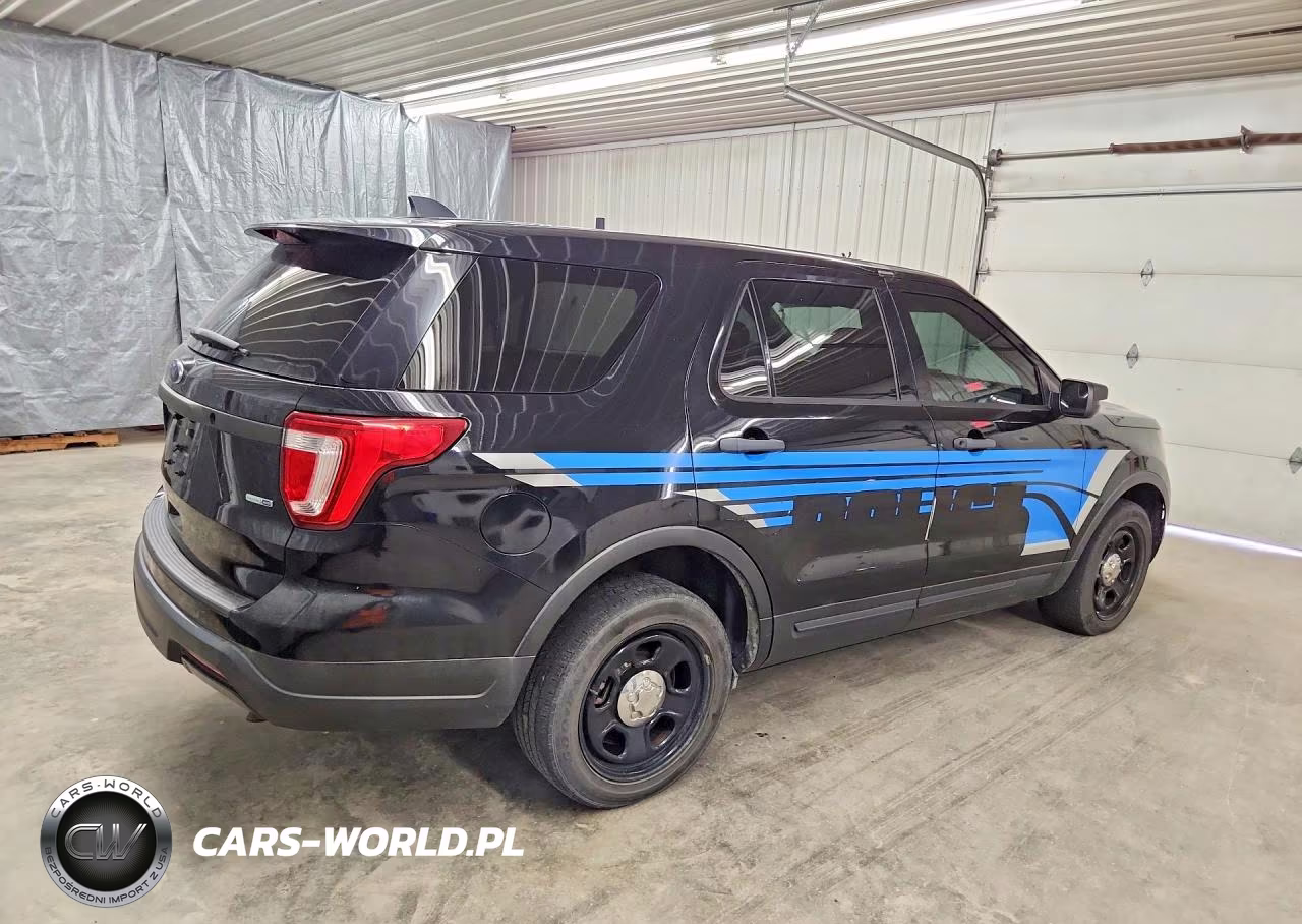 2018 Ford Explorer Police Interceptor VIN:1FM5K8AR1JGB91931 - 3