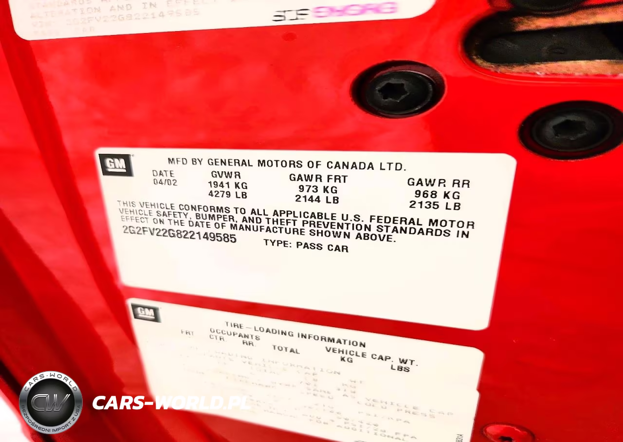 2002 Pontiac Firebird Formula VIN:2G2FV22G822149585 - 12