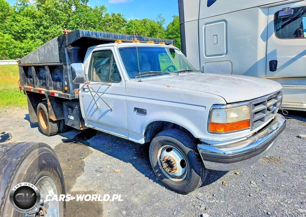 1995 Ford F350 Super Duty Dump Truck VIN:1FDJF37G4SEA06893 - 4