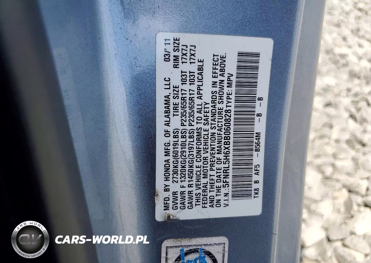 2011 Honda Odyssey Exl VIN:5FNRL5H6XBB060828 - 13