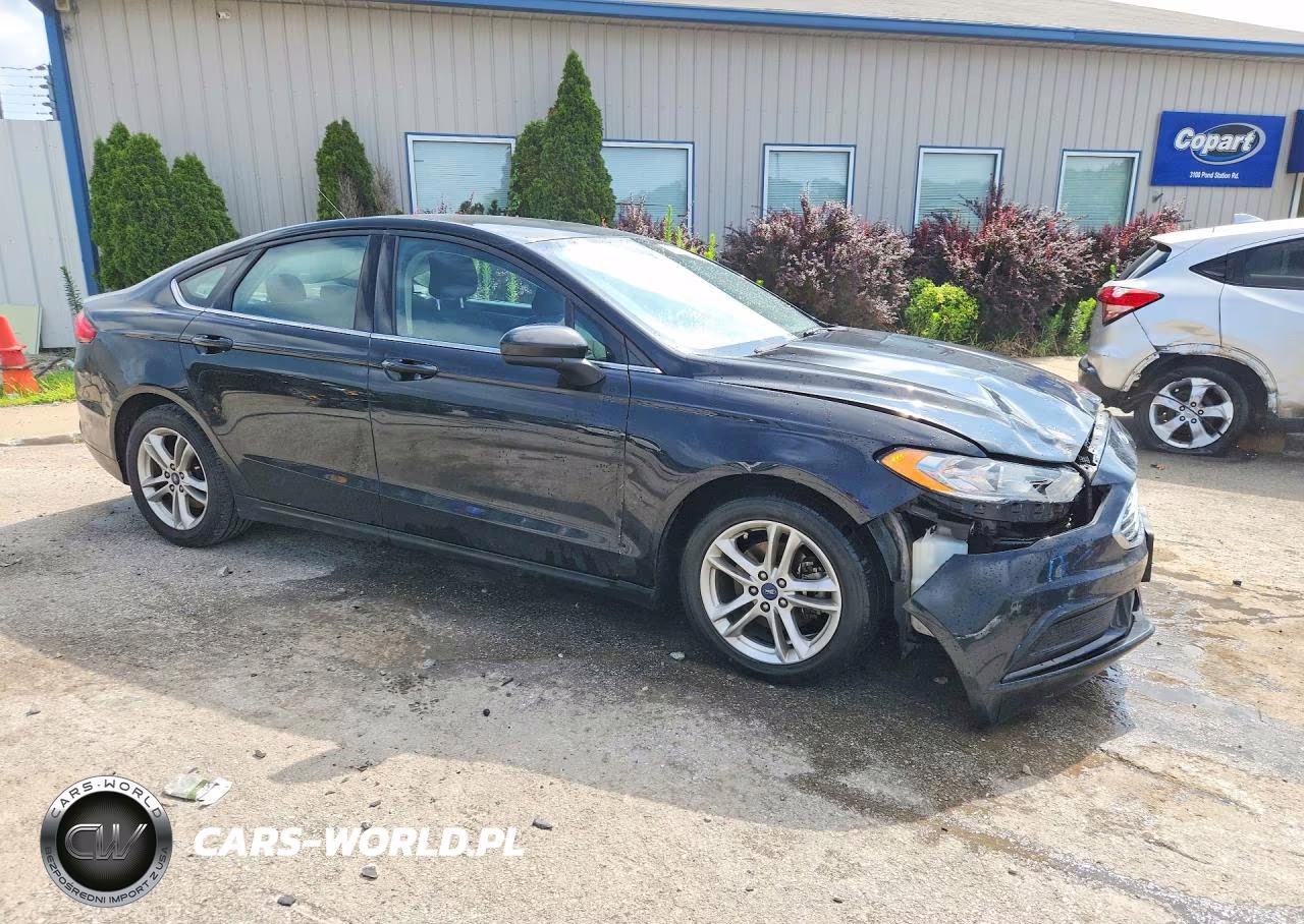 2018 Ford Fusion Se VIN:3FA6P0HD5JR199857 - 4
