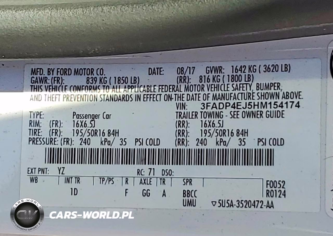 2017 Ford Fiesta Se VIN:3FADP4EJ5HM154174 - 12