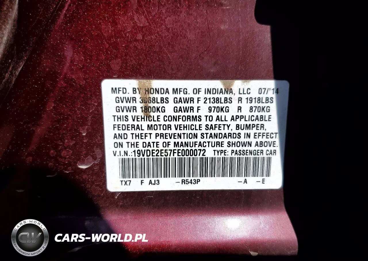 2015 Acura Ilx 24 Premium VIN:19VDE2E57FE000072 - 12