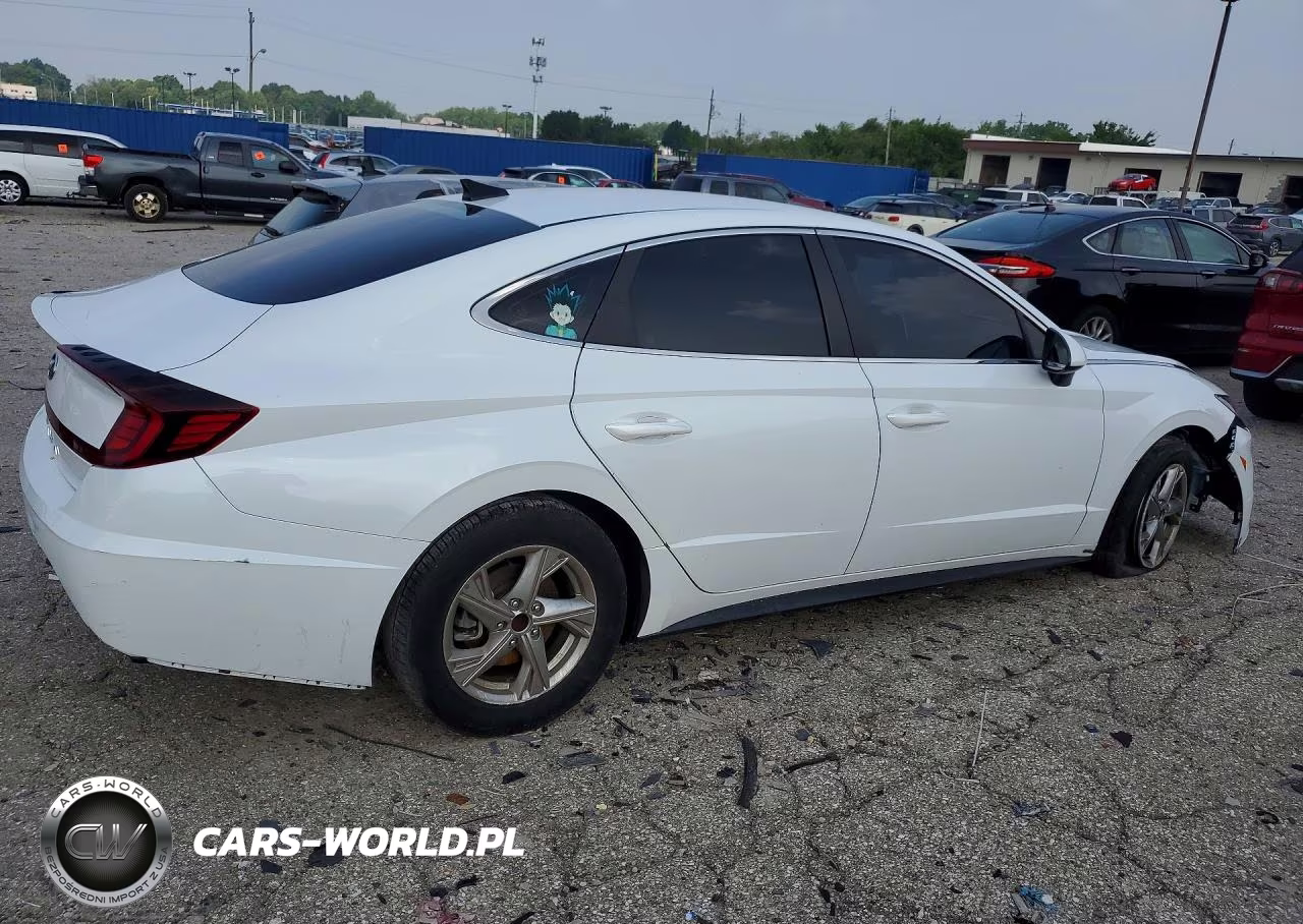 2021 Hyundai Sonata Se VIN:5NPEG4JAXMH123247 - 3