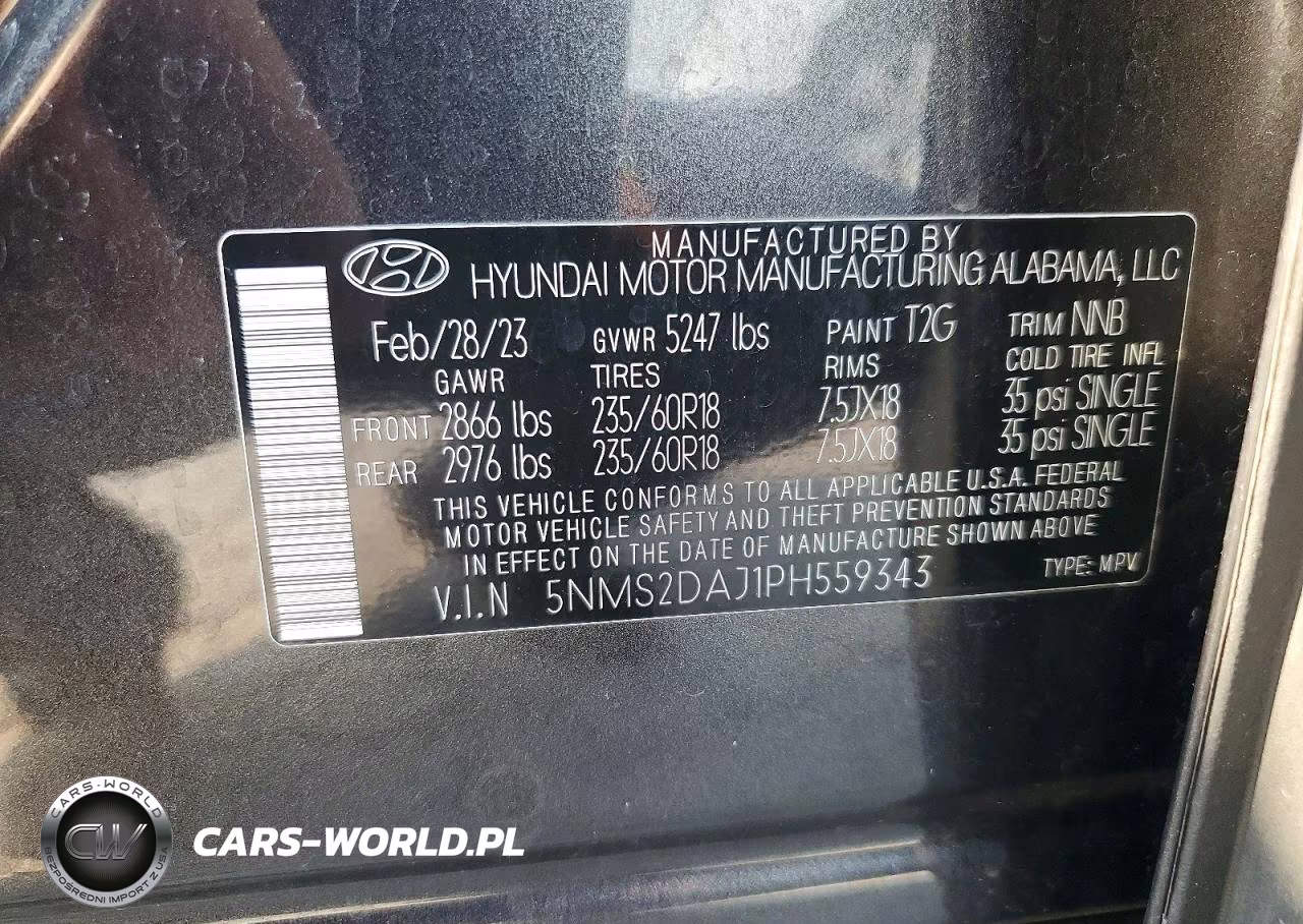 2023 Hyundai Santa Fe Sel VIN:5NMS2DAJ1PH559343 - 13