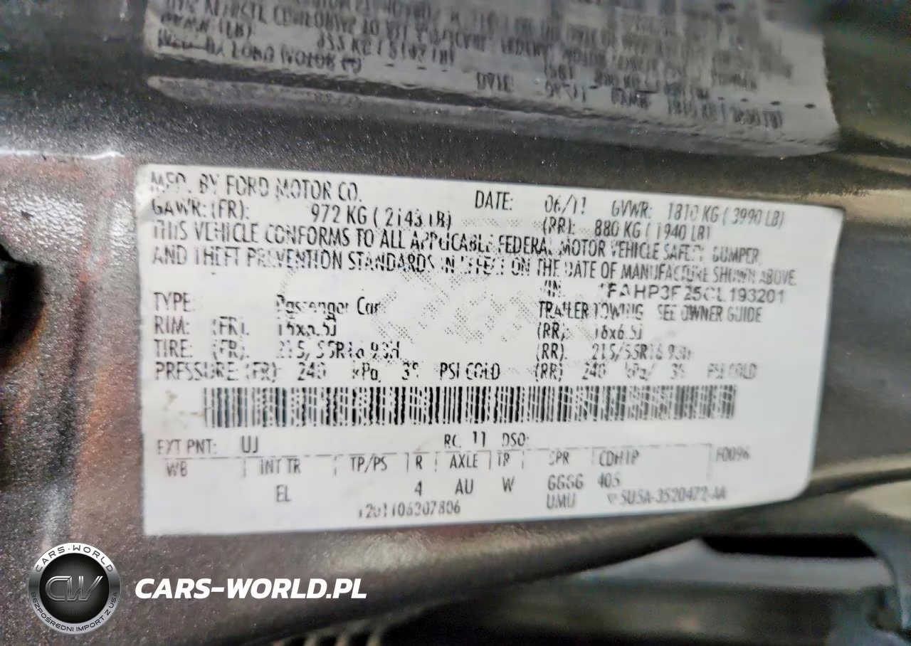 2012 Ford Focus Se VIN:1FAHP3F25CL193201 - 12