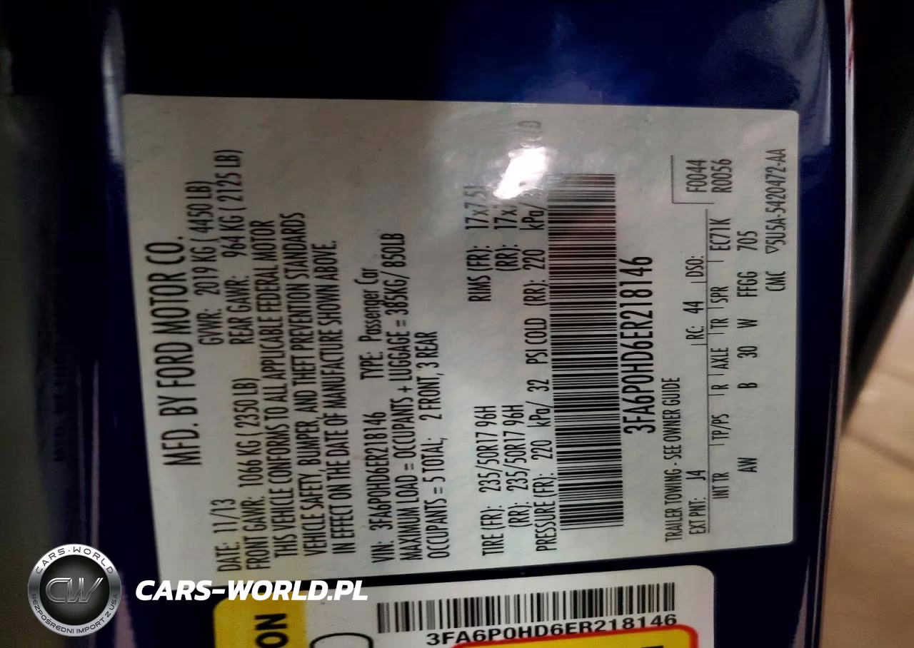 2014 Ford Fusion Se VIN:3FA6P0HD6ER218146 - 13