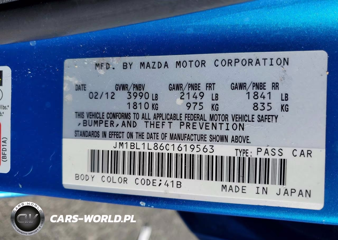 2012 Mazda 3 I VIN:JM1BL1L86C1619563 - 12