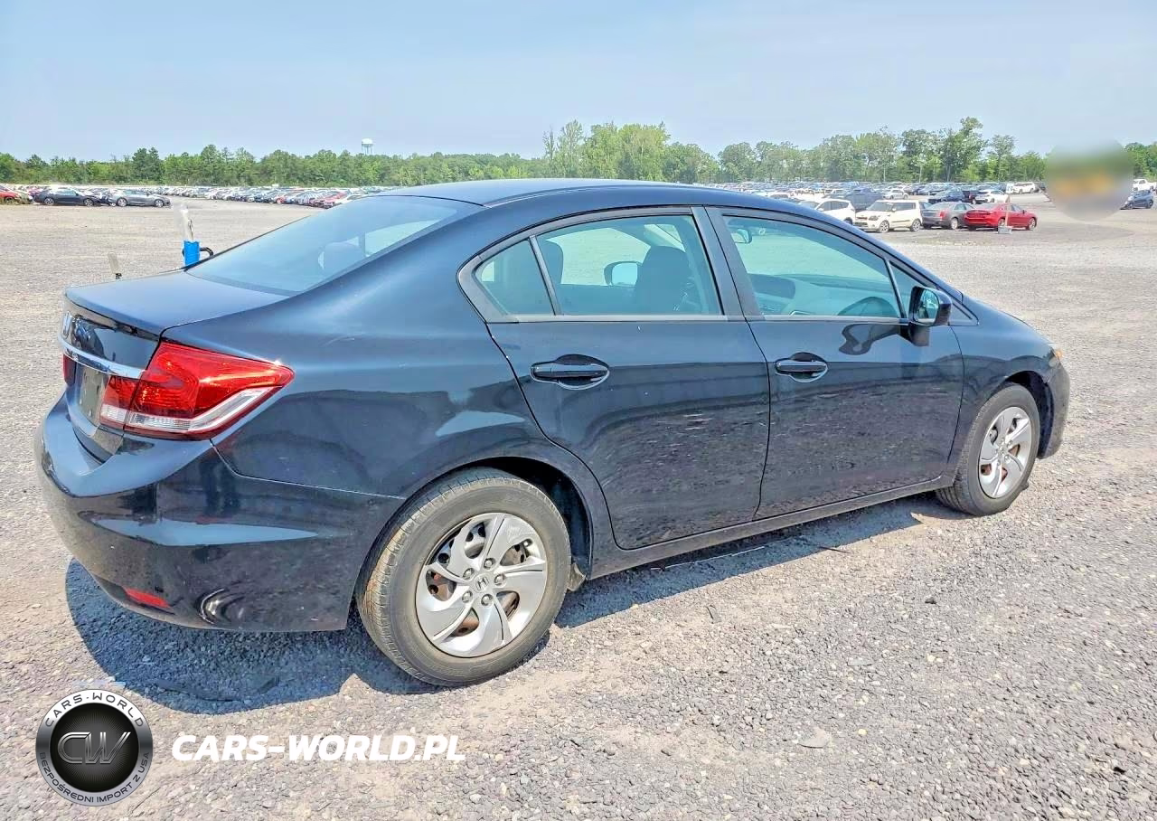 2014 Honda Civic Lx VIN:19XFB2F58EE036343 - 3