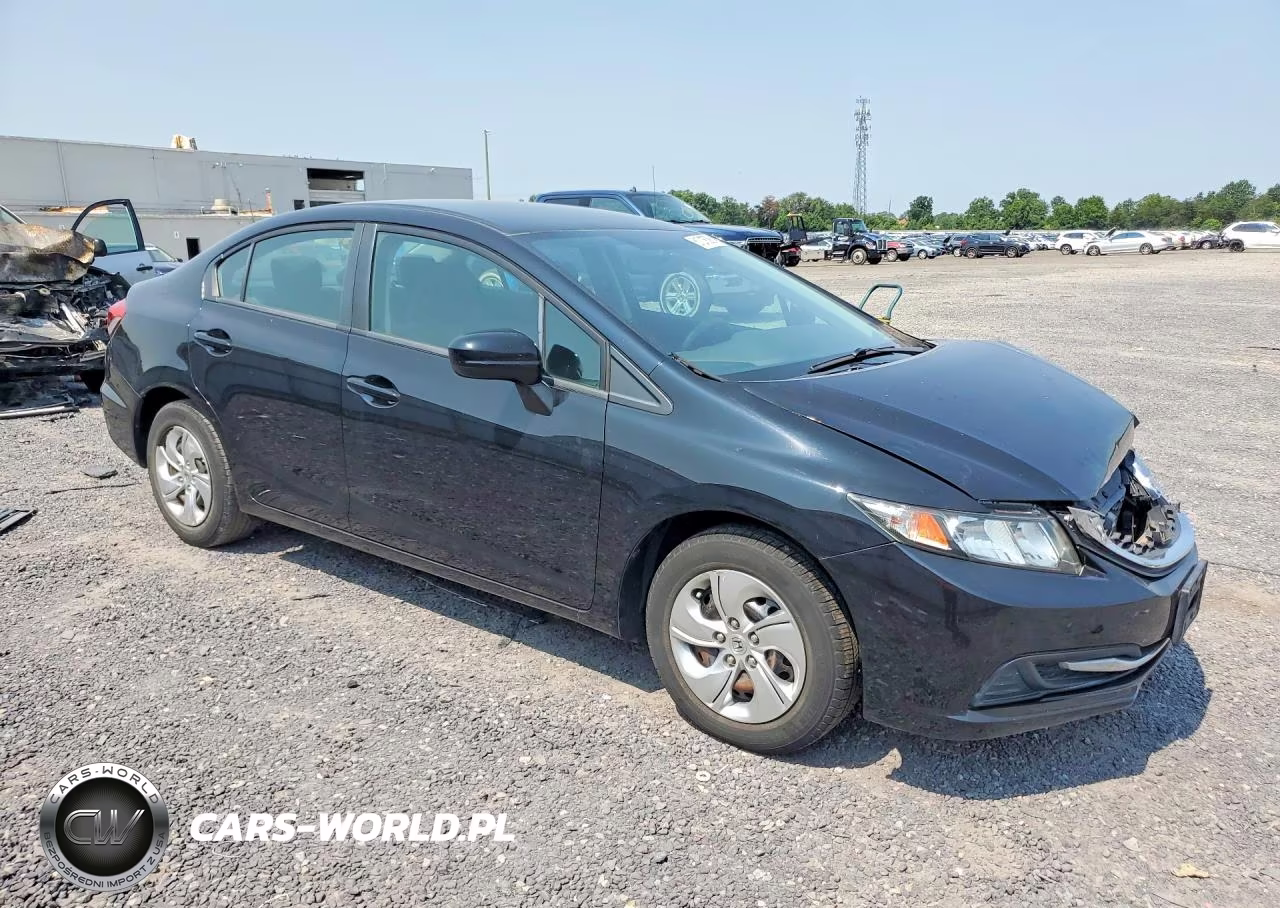 2014 Honda Civic Lx VIN:19XFB2F58EE036343 - 4