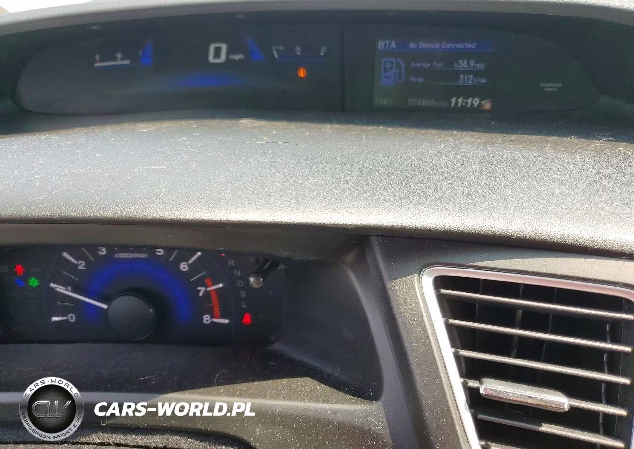 2014 Honda Civic Lx VIN:19XFB2F58EE036343 - 9
