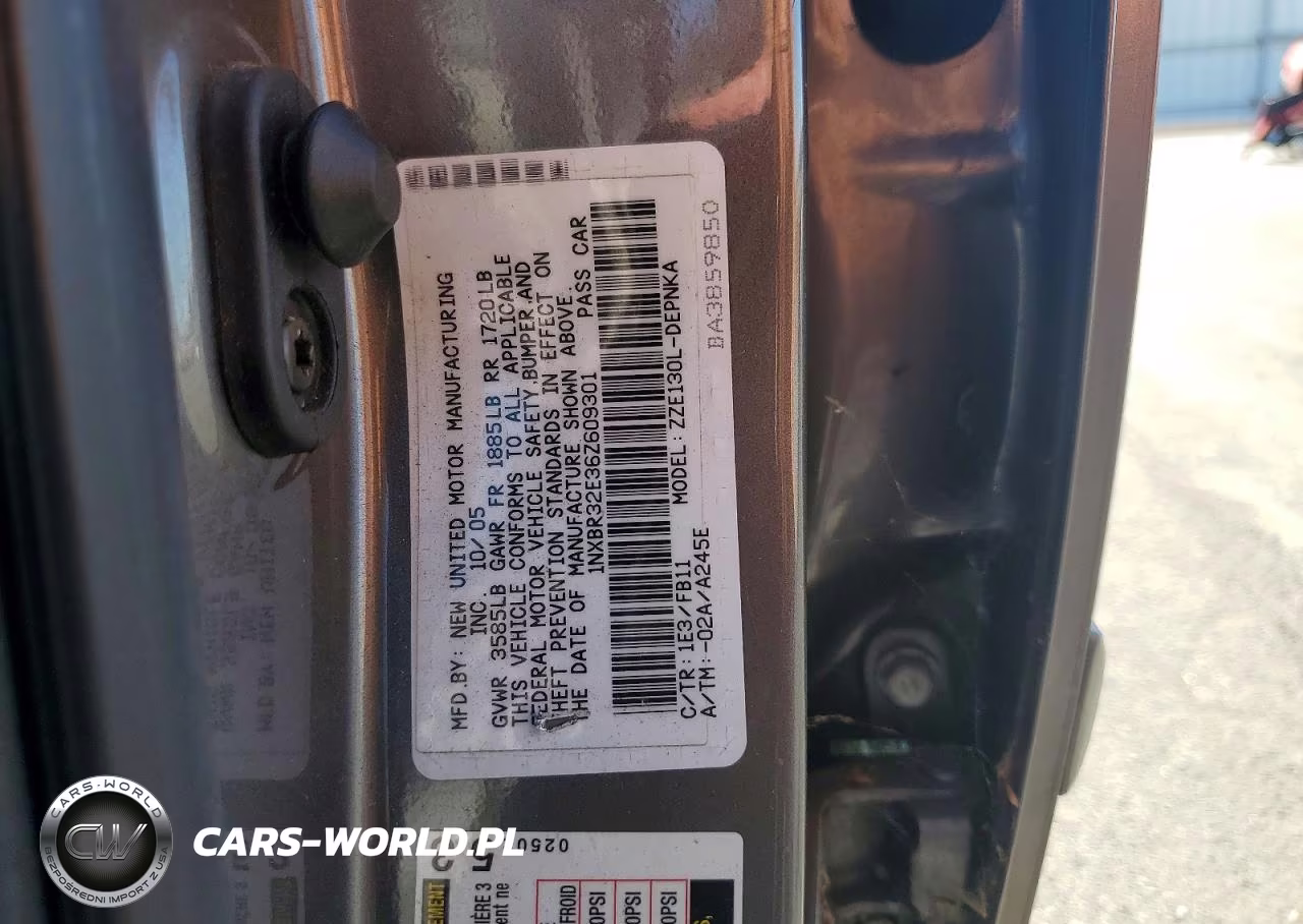 2006 Toyota Corolla Le VIN:1NXBR32E36Z609301 - 12