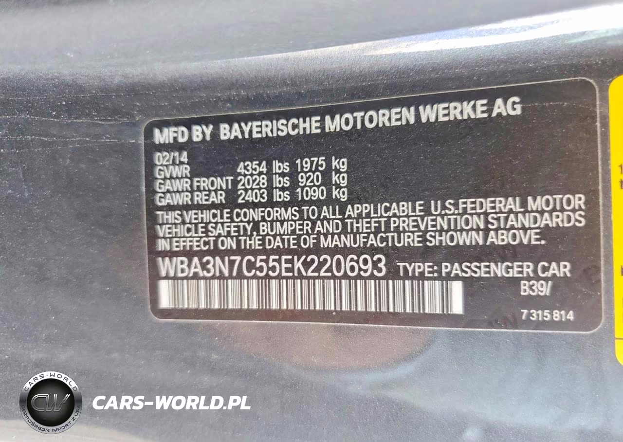 2014 BMW 428 I VIN:WBA3N7C55EK220693 - 13
