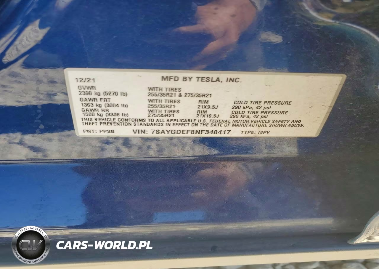 2022 Tesla Model Y VIN:7SAYGDEF8NF348417 - 13