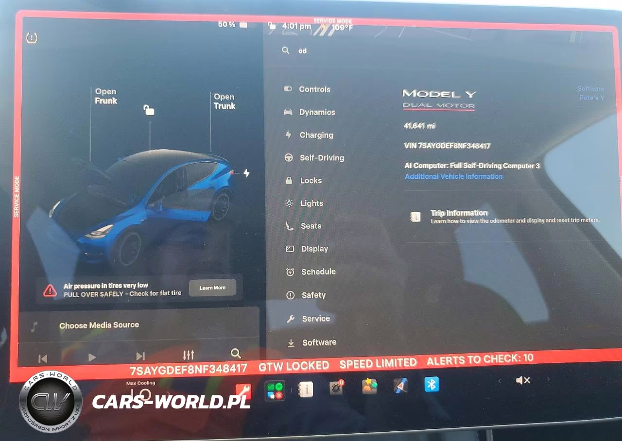2022 Tesla Model Y VIN:7SAYGDEF8NF348417 - 9