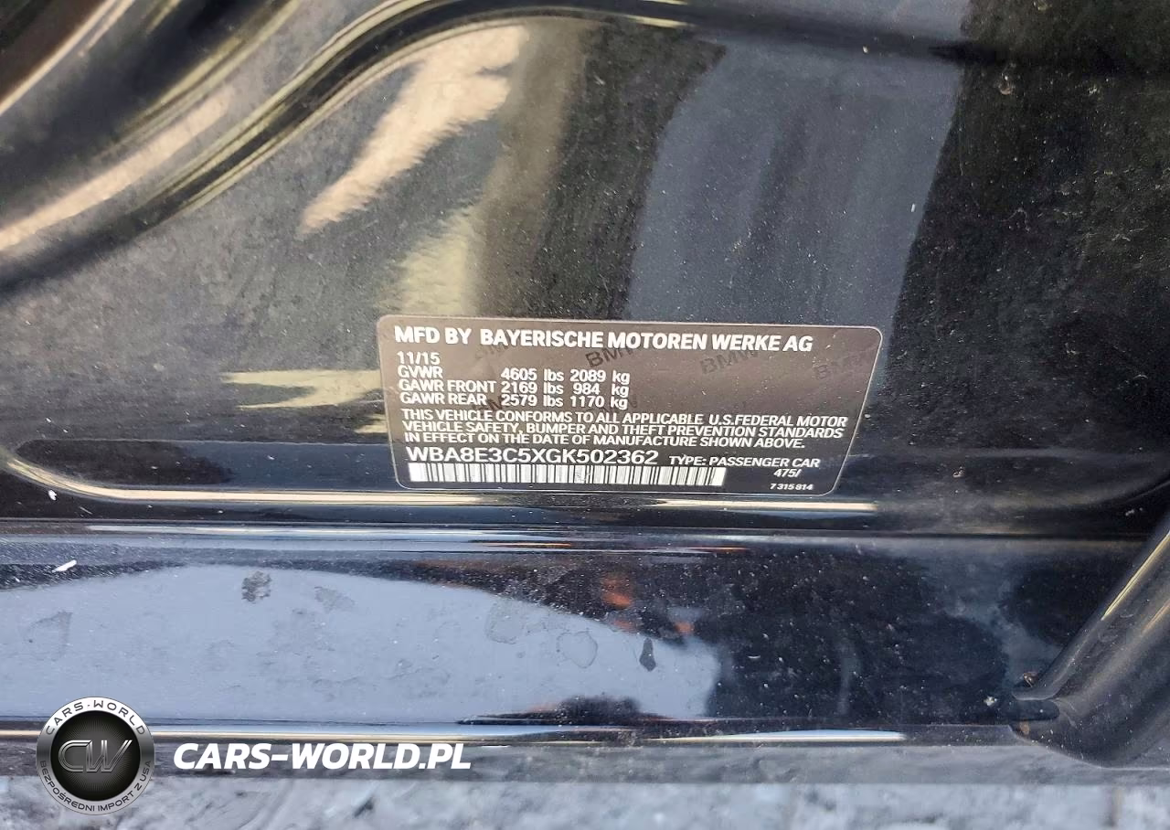 2016 BMW 328 VIN:WBA8E3C5XGK502362 - 12