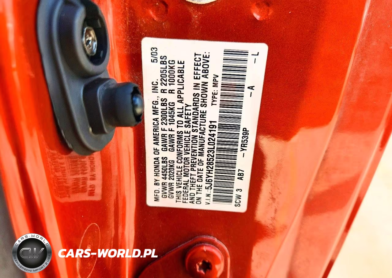 2003 Honda Element Ex VIN:5J6YH28523L024191 - 13