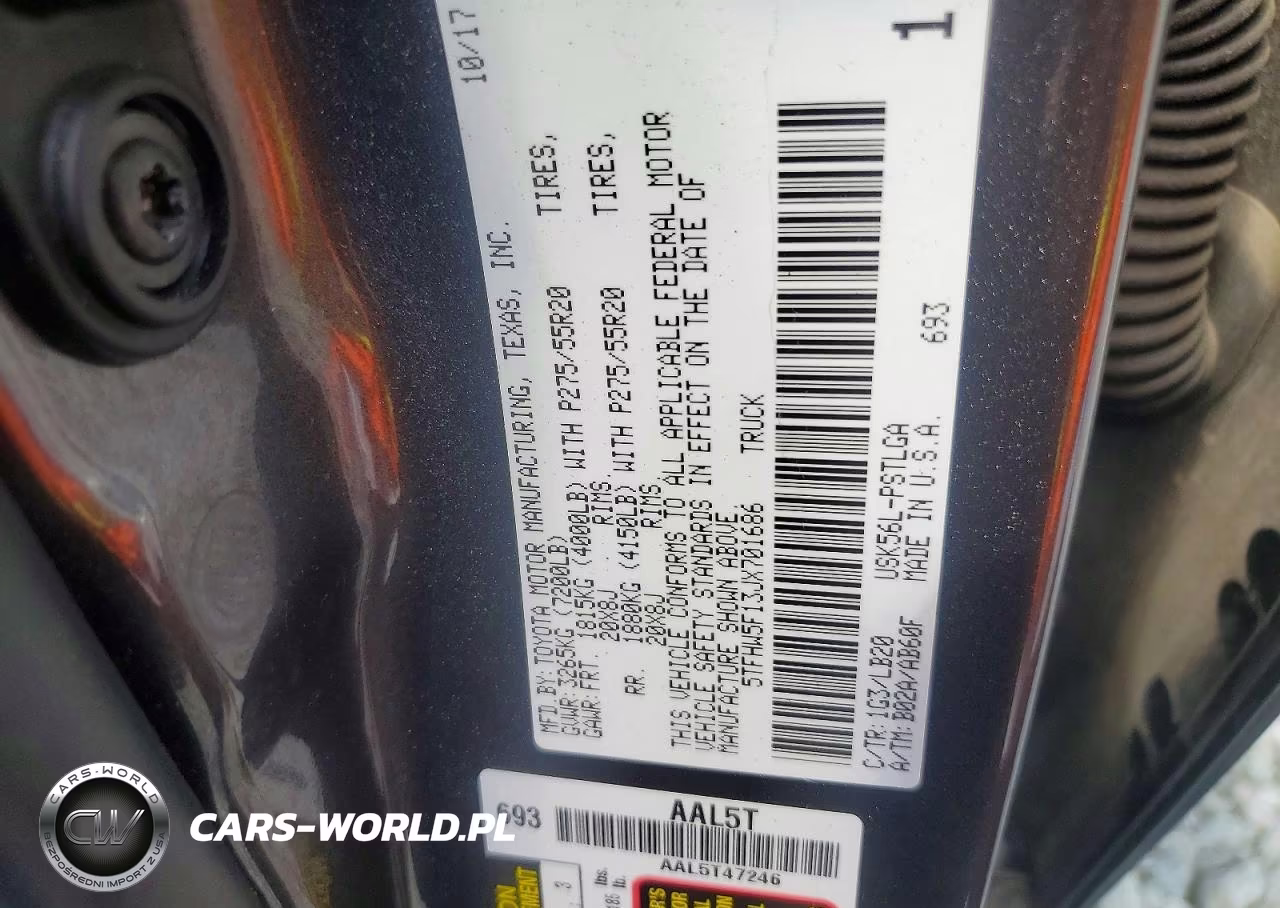 2018 Toyota Tundra Crewmax Limited VIN:5TFHW5F13JX701686 - 12