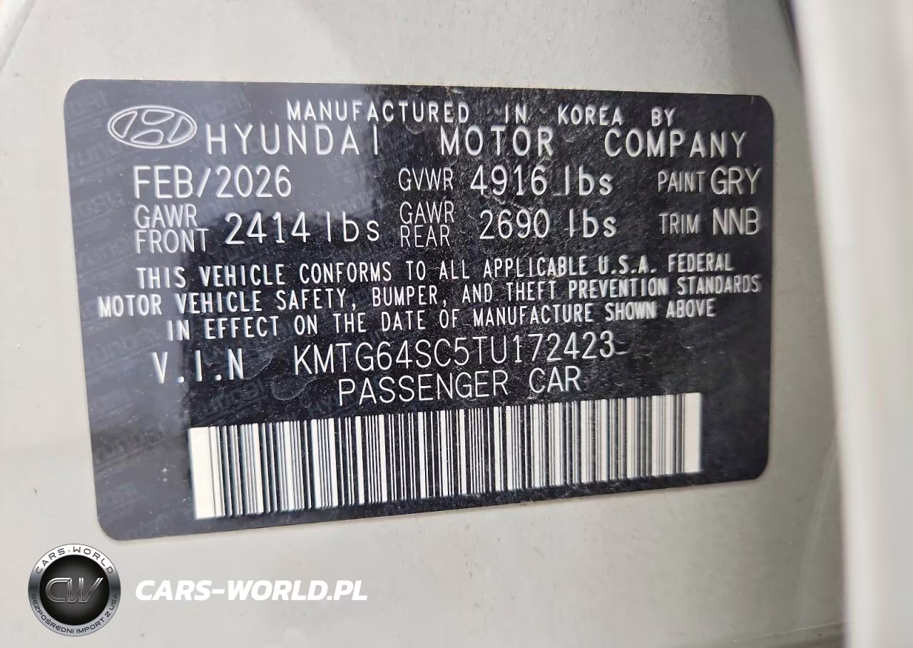 2026 Genesis G70 2.5T Standard VIN:KMTG64SC5TU172423 - 13