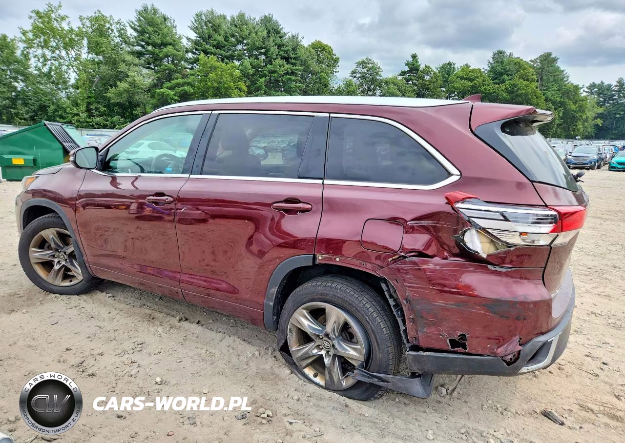2017 Toyota Highlander Limited Platinum VIN:5TDDZRFH4HS456729 - 2