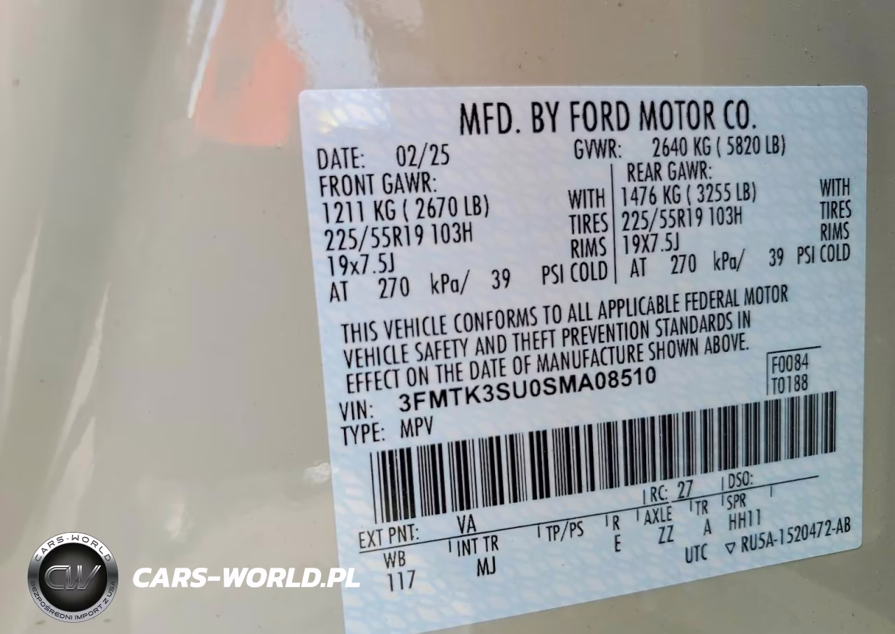 2025 Ford Mustang Mach-E Premium VIN:3FMTK3SU0SMA08510 - 13