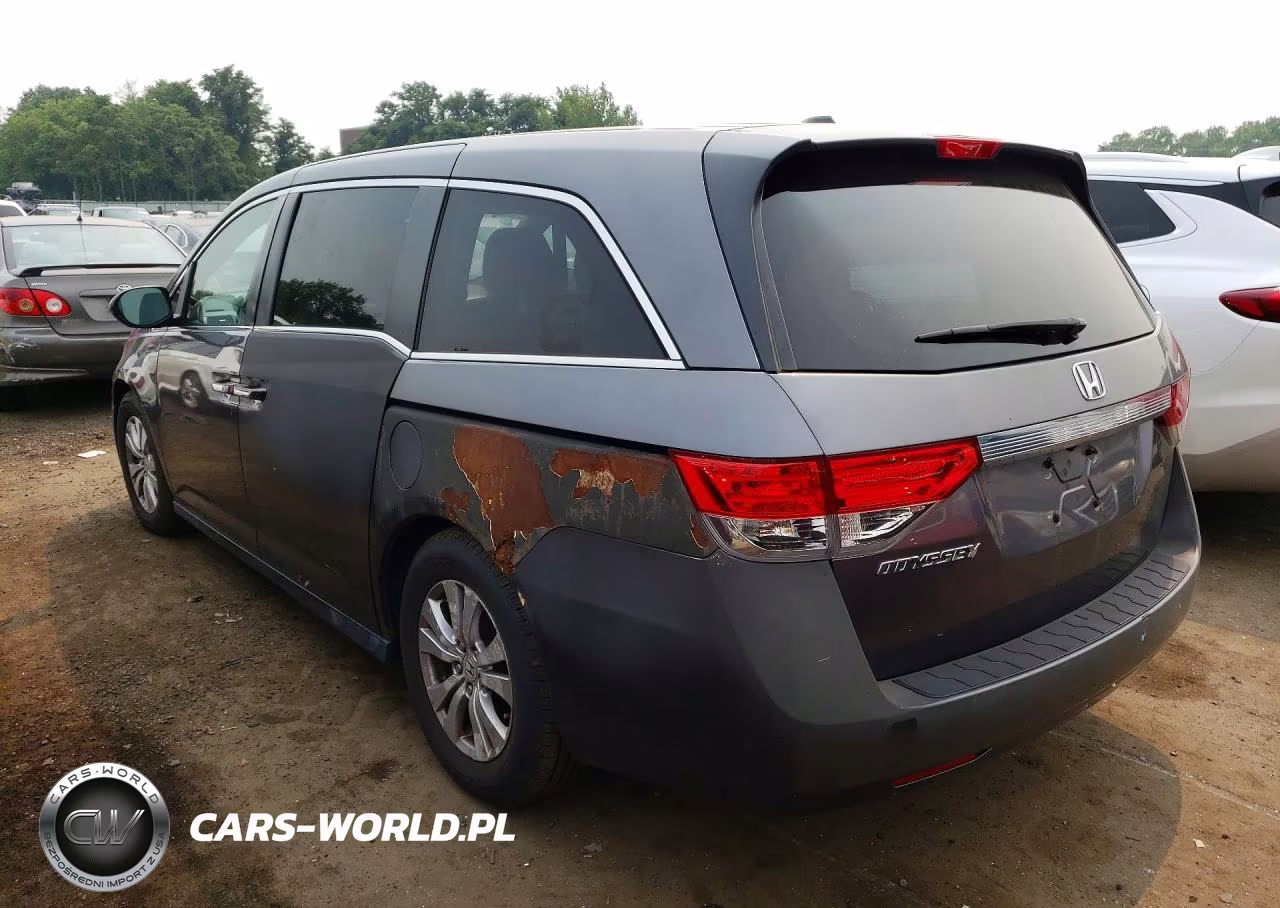 2014 Honda Odyssey Exl VIN:5FNRL5H60EB010640 - 2