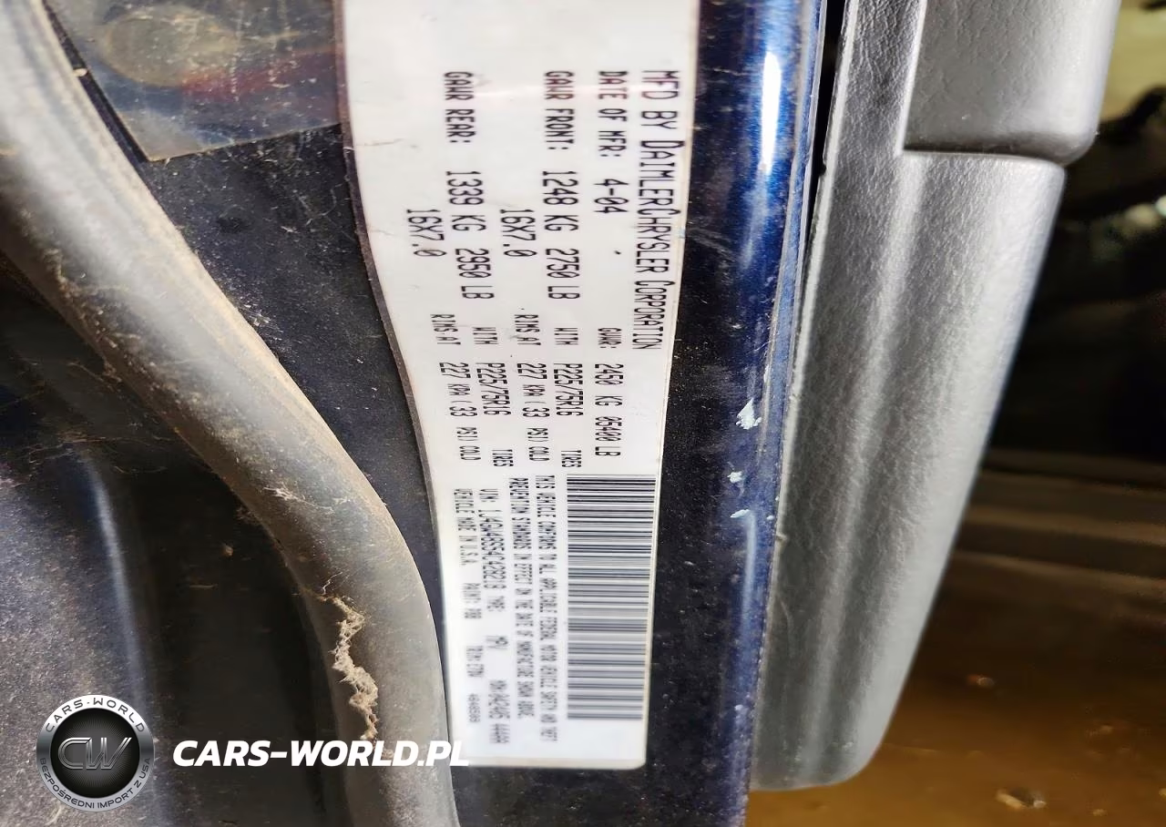 2004 Jeep Grand Cherokee Laredo VIN:1J4GW48S54C428218 - 13