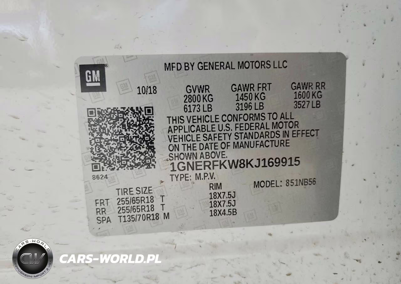2019 Chevrolet Traverse Ls VIN:1GNERFKW8KJ169915 - 13
