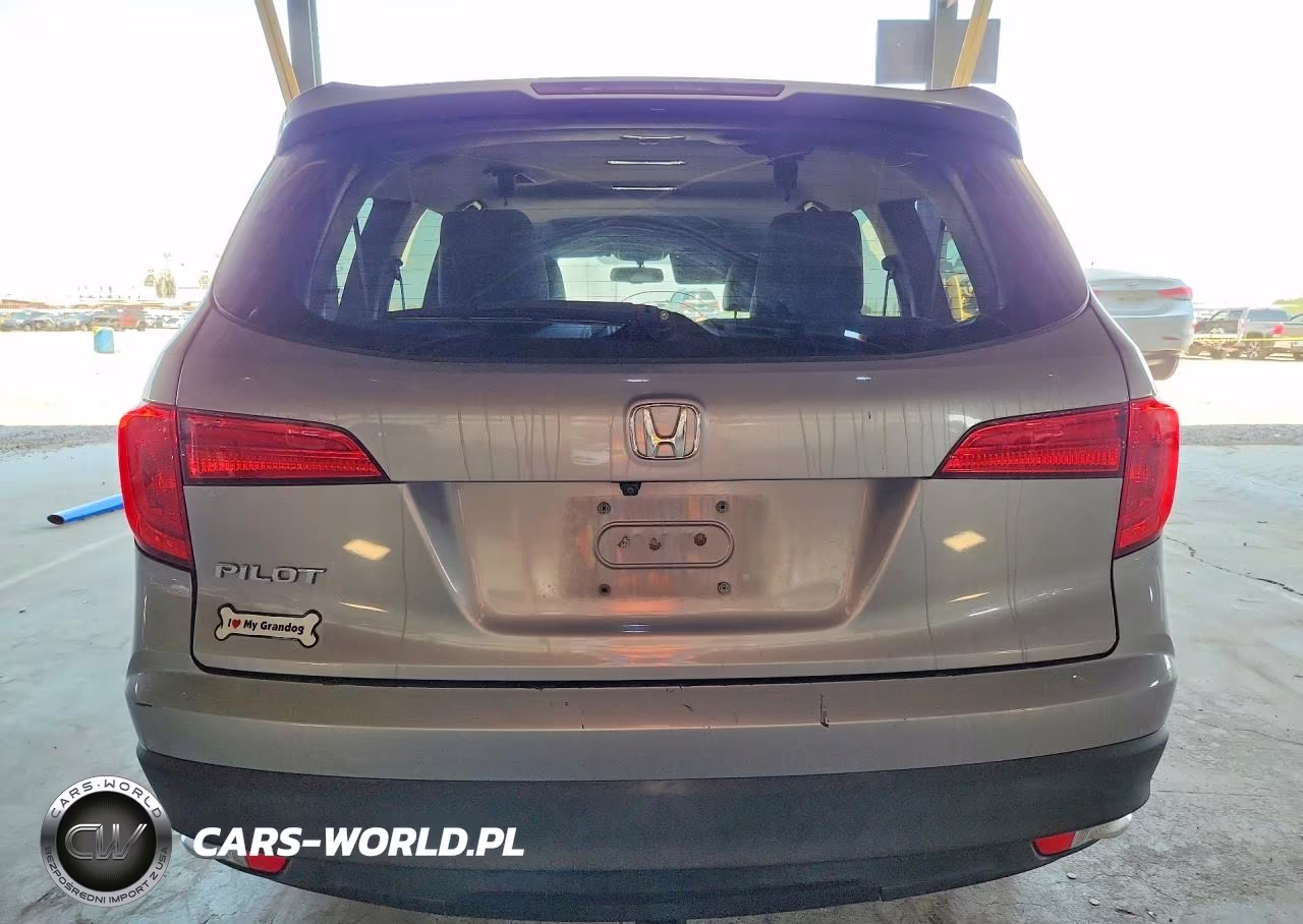 2016 Honda Pilot Exl VIN:5FNYF5H53GB028420 - 6