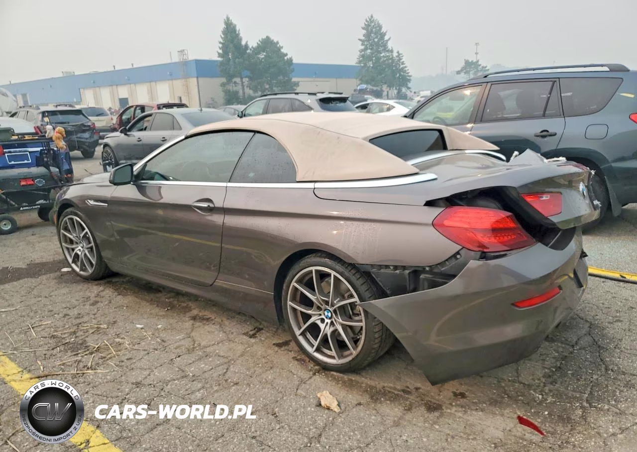 2012 BMW 650 I VIN:WBALZ3C58CDL72806 - 2