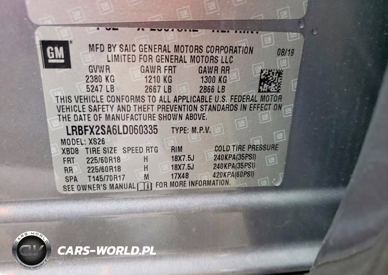 2020 Buick Envision Essence VIN:LRBFX2SA6LD060335 - 13