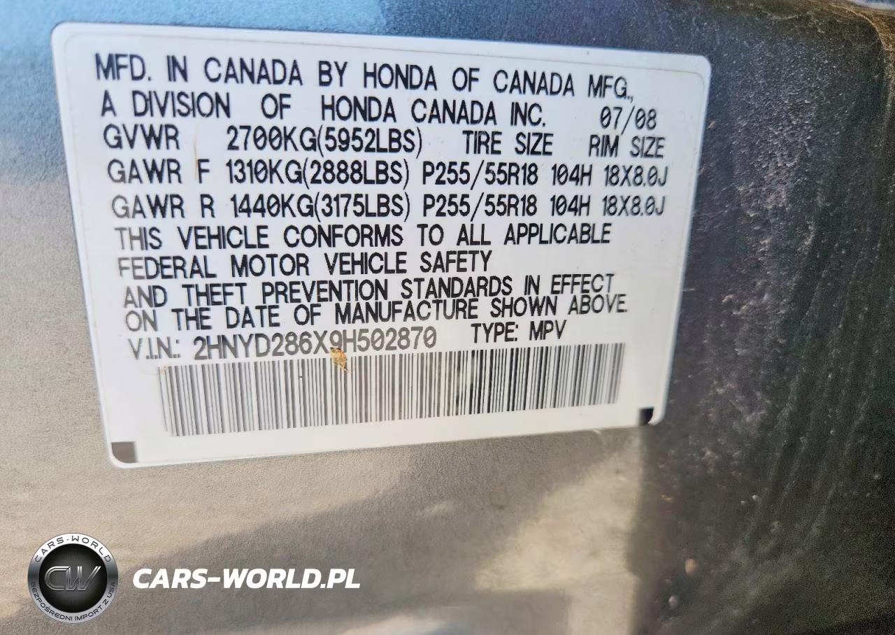 2009 Acura Mdx Technology VIN:2HNYD286X9H502870 - 13