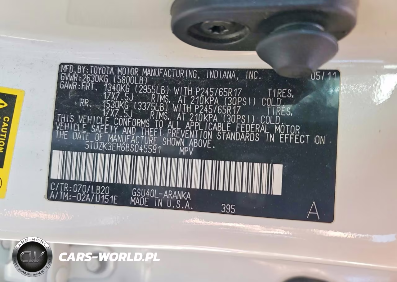 2011 Toyota Highlander Se VIN:5TDZK3EH6BS045591 - 14